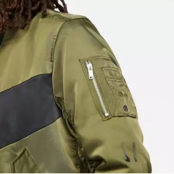 Reversible Nike Swoosh Bomber Jacket - Picture 9 of 17